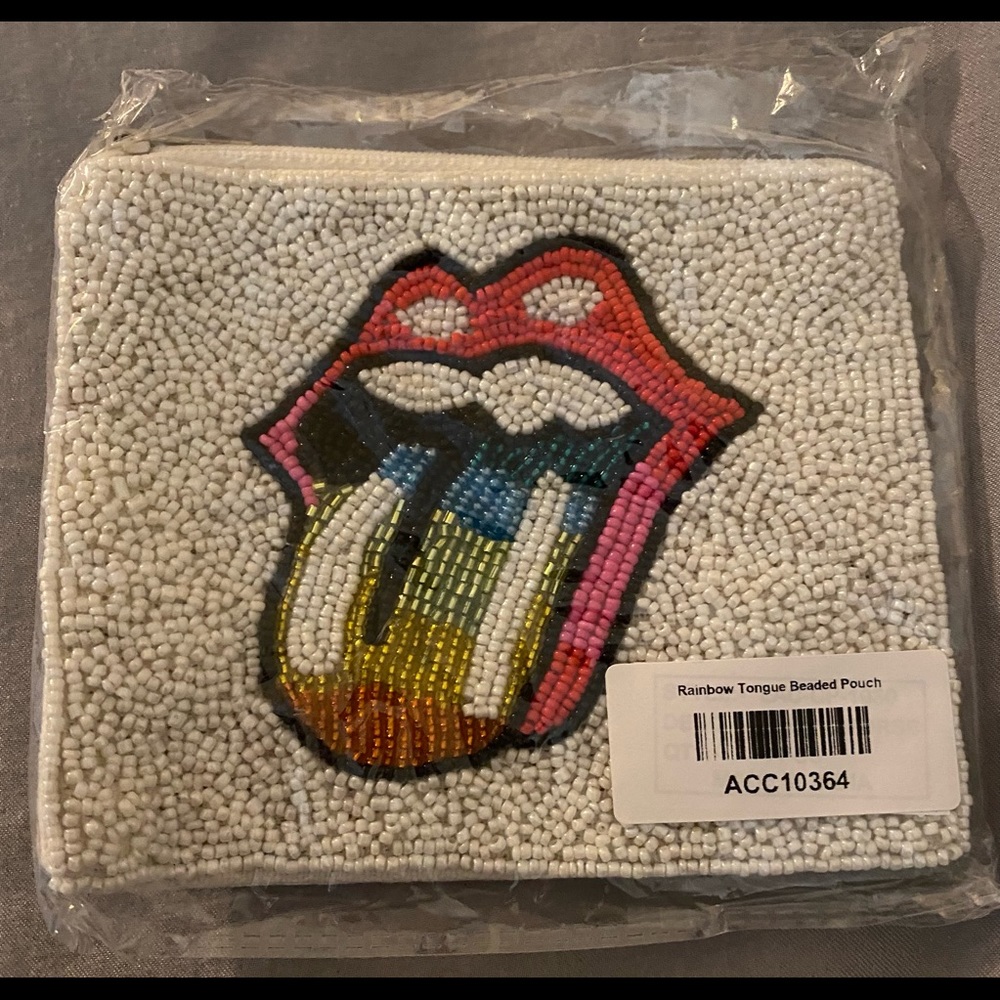 Beaded coin purse